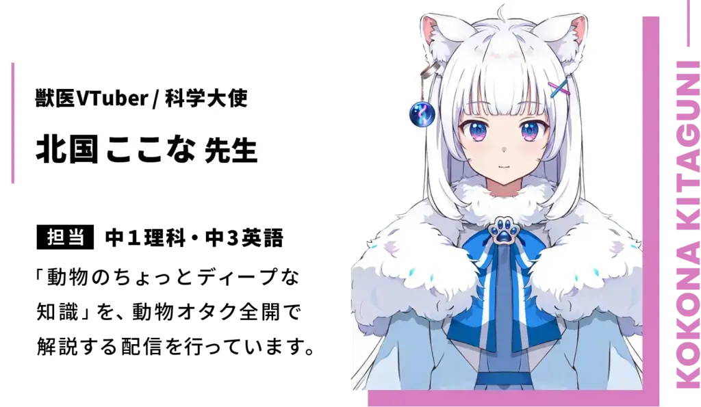 獣医VTuber/科学大使・北国ここな先生